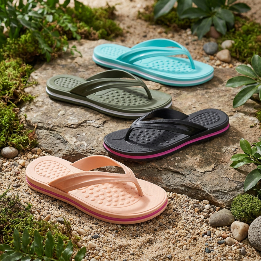 Chinelo Feminino Casual Confortável Leve Estiloso Praia Moda Verão Passeio