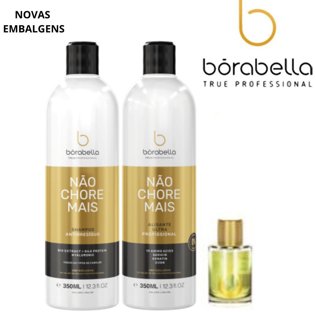 Kit Borabella Sem Formol Não Chore Mais 350ml