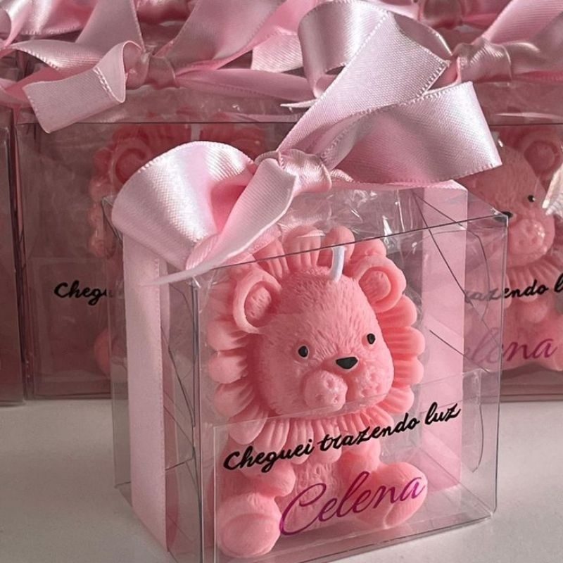 Kit Lembrancinha Leão Safari Lembrancinha Personalizada Maternidade Chá de Bebê Chá Revelação Aniversário Infantil Luxo