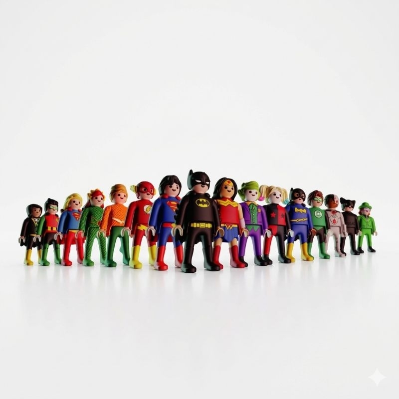 Miniatura Kinder Ovo - Playmobil DC Comics || FLOATZ
