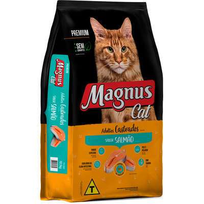 Ração Seca Magnus Premium Gatos Adultos Castrados Salmão 2,5kg