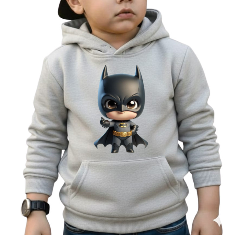 Moletom Agasalho Blusa Bat-man Super-man Frio Crianças Infantil Varias Cores Algodão premium
