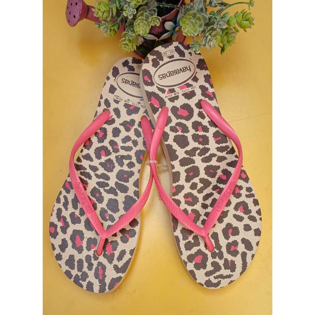 Tamanco chinelo Flatform anabela slim havaianas salto 3,5 cm ótimo para esporão e fascite