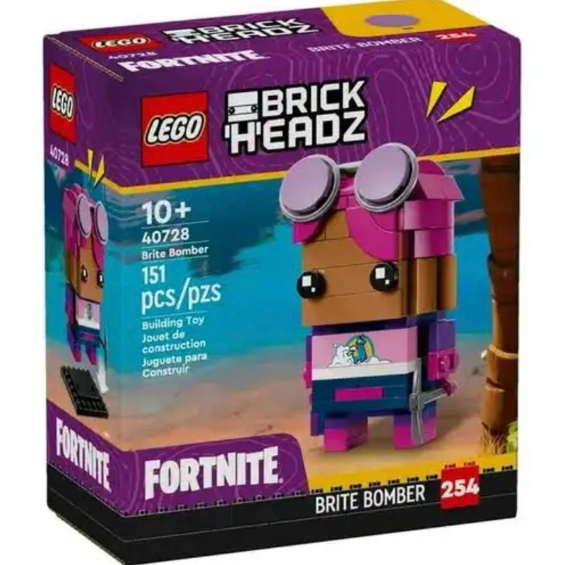 LEGO 40728 Brick Headz - Fortnite - Bombardeiro Brite