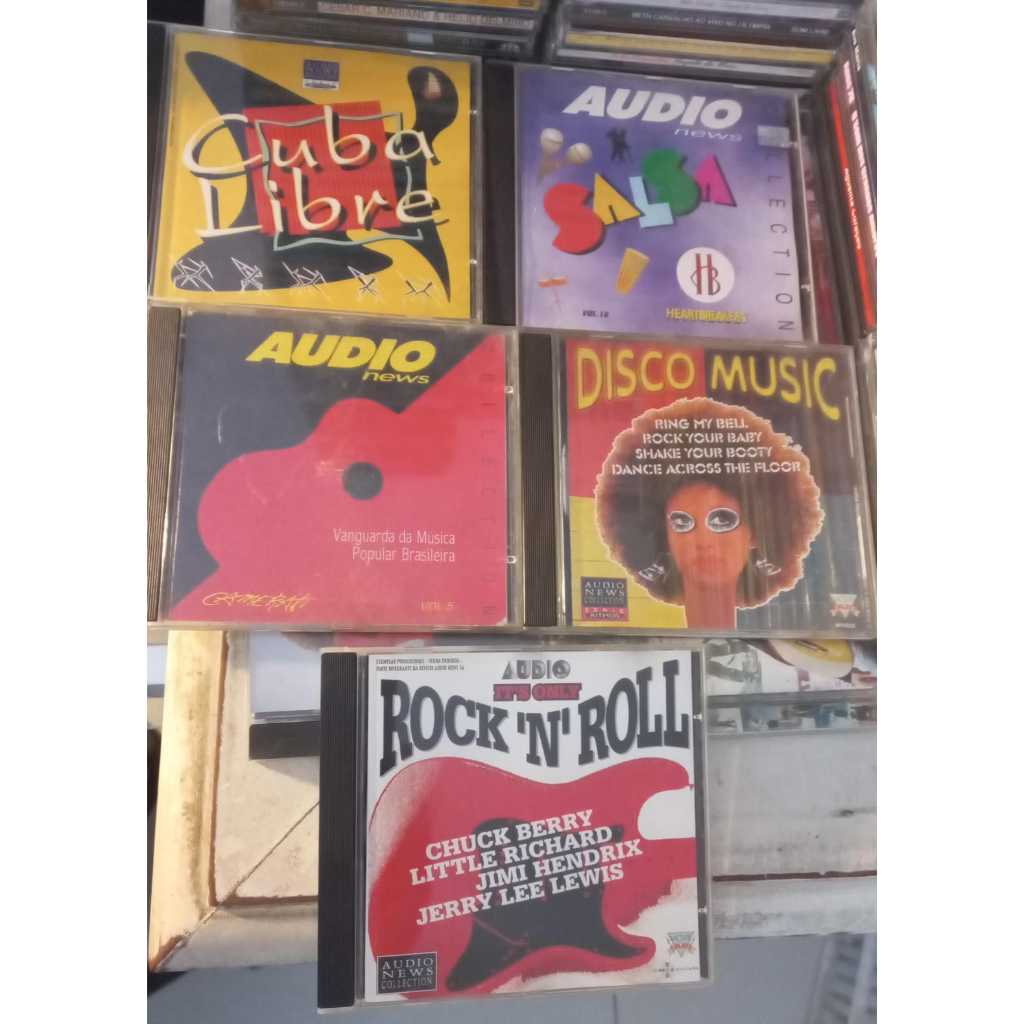 DVDs Audio News Collection -Série Ritmos Cuba Libre Vanguarda MPB Salsa Disco Music Rock 'N' Roll