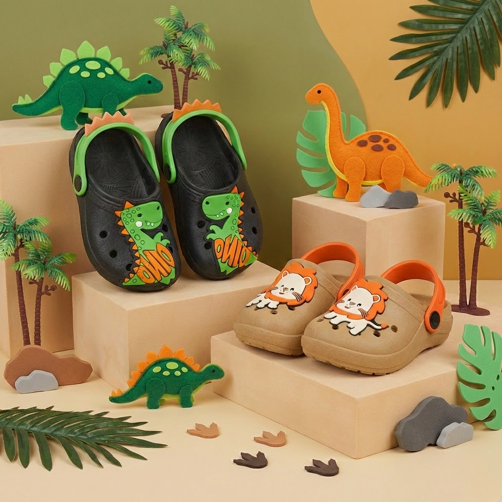 Kit 2 Sandália Infantil Menino Macia e Confortável Papete Leve e Colorida em Oferta na Shopee