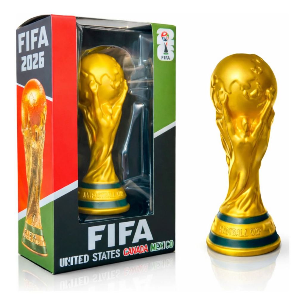 Taça Copa do Mundo 2026 Brasil para Decoração de Festa Futebol e Lembrancinhas de Aniversário
