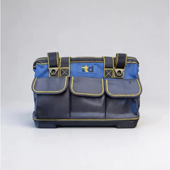 Bolsa Ferramentas Fundo Reforçado Grande Azul 16 Bolsos