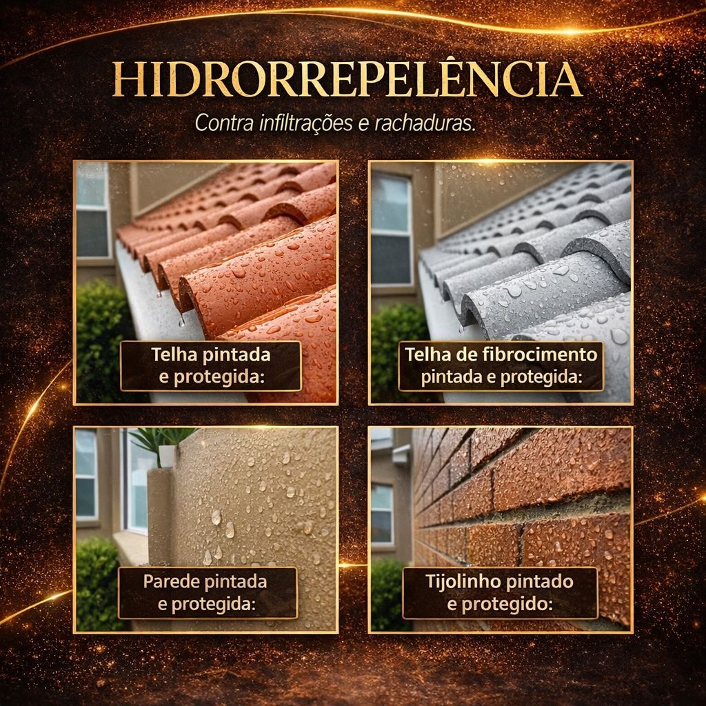 Tinta Borracha 4kg/18kg Líquida Rezzicor - Reboco - Laje - Paredes Super Proteção Impermeável Envio 24H