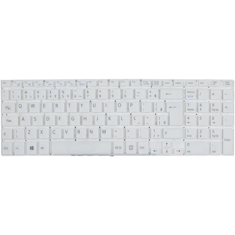 Teclado P/ Notebook Sony Svf152c29x Svf153