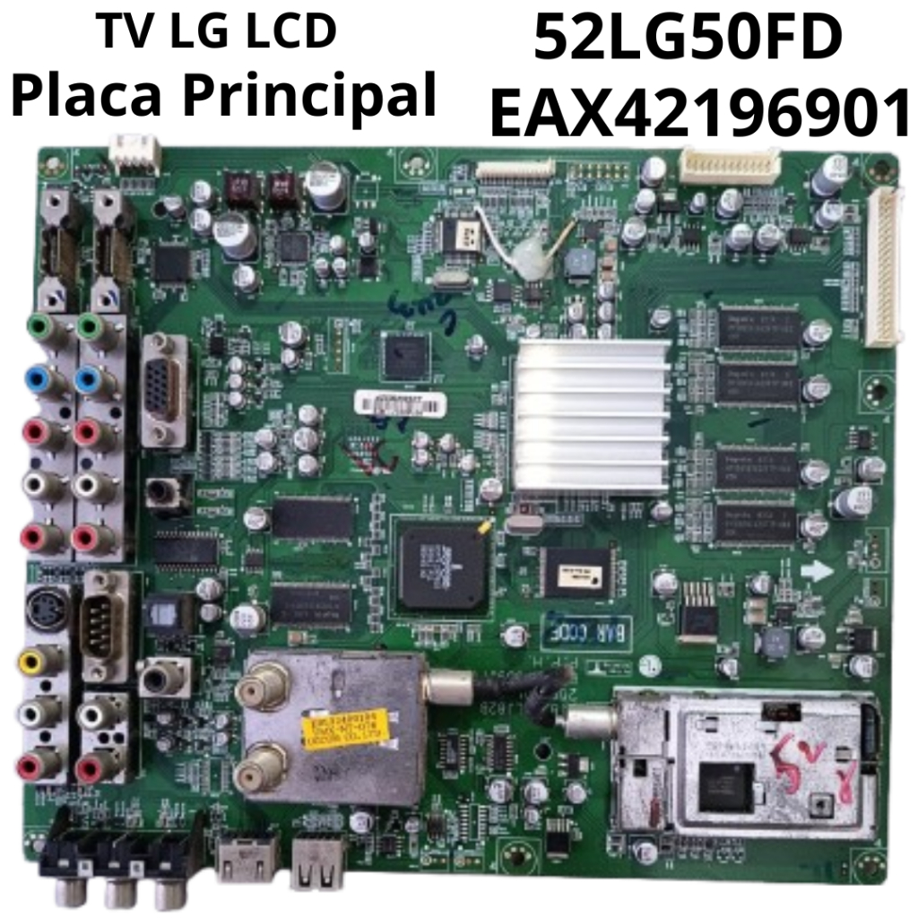 3235 Placa Principal para tv LG LCD Modelo: 52LG50FD