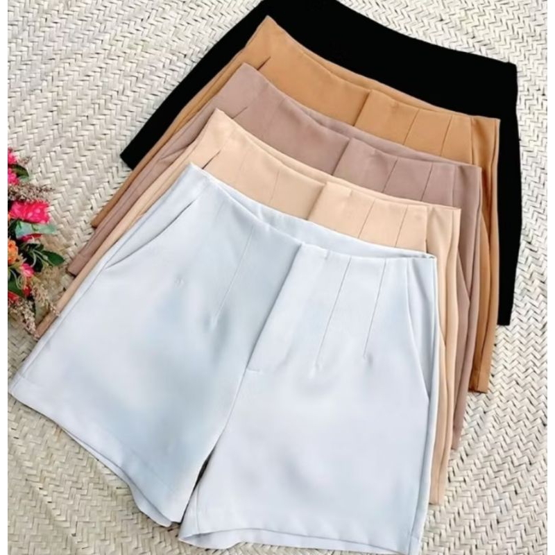Short modelo Alfaiataria ZA Cintura Alta Feminino Elegante Empina Bumbum Versátil Confortável  Bermuda Blogueirinha