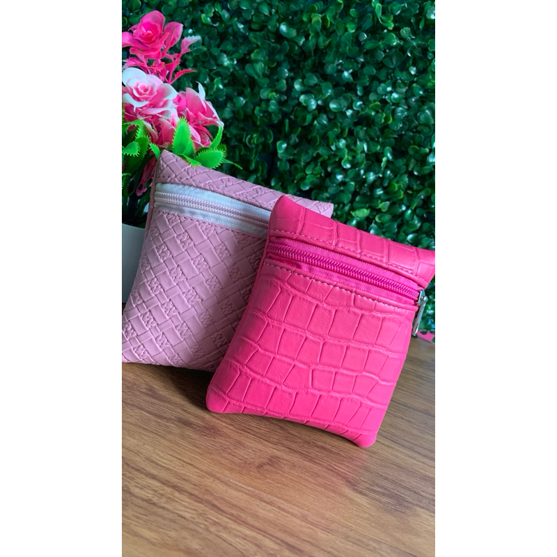 Kit Com 5 Bolsinha Feminina Porta Moeda e cédula (Lembrançinha e mimos) em Oferta na Shopee