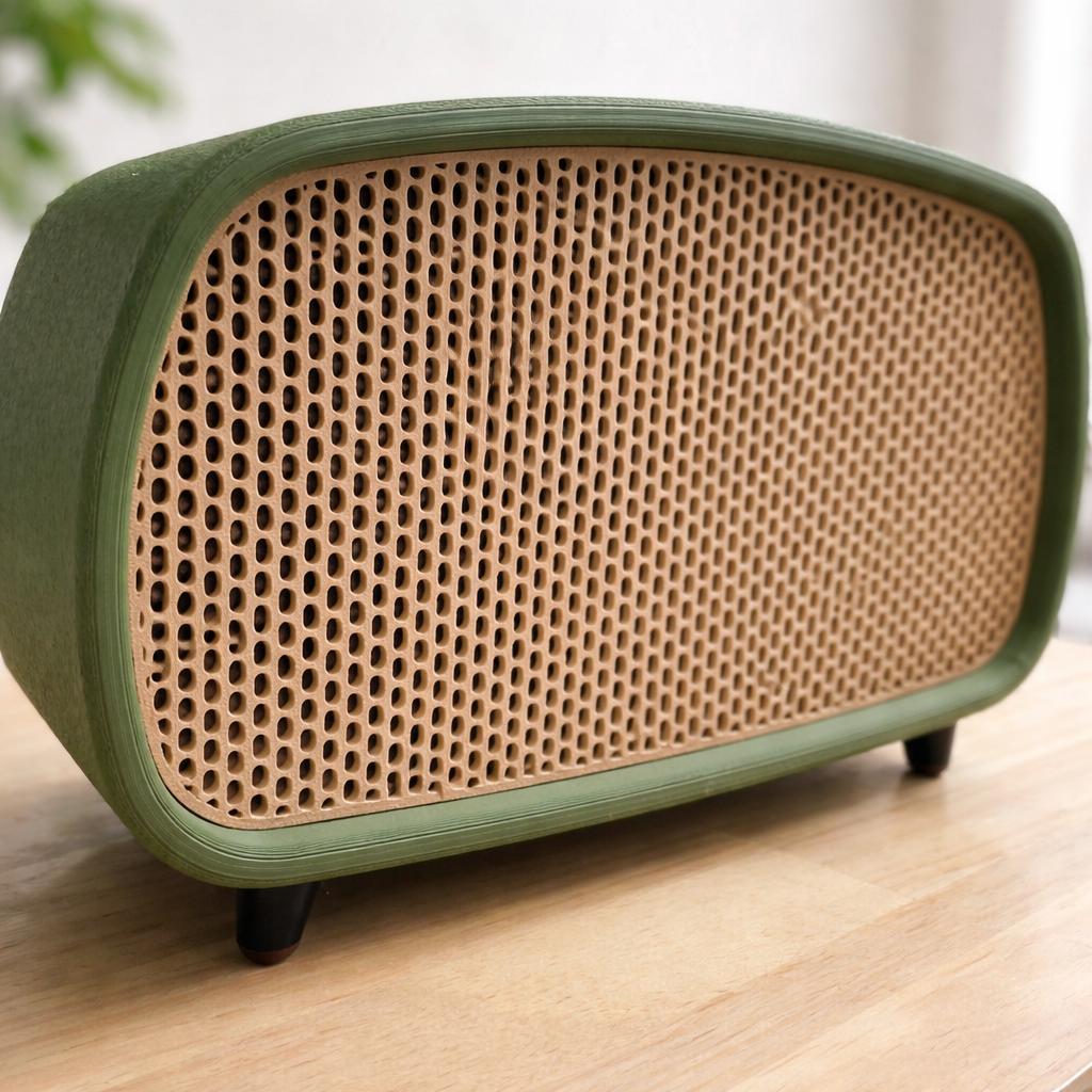 Caixa Retro para Alexa - Echo Dot 4,5