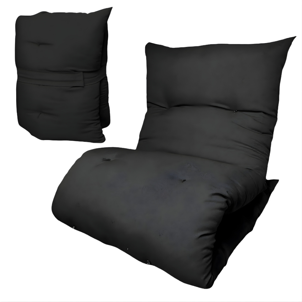 Colchonete Futon Dobrável Almofada Poltrona Portátil Solteiro Pallet Espreguiçadeira 170X60 CM em Oferta na Shopee