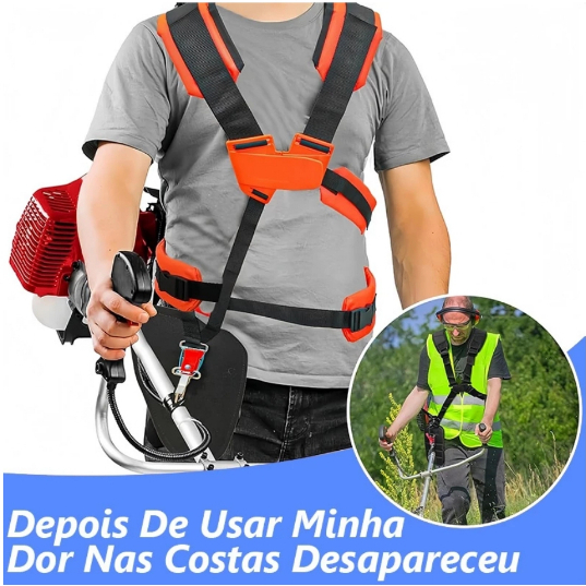 Cinto Para Rocadeiras - Duplo Profissional Colete De Ombro