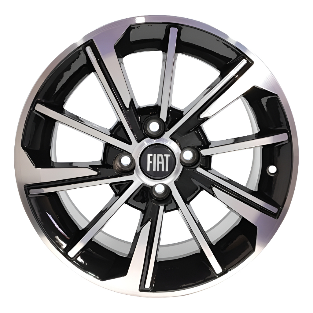 Jogo De Roda Aro 17 Fiat Cronos Argo Uno Pulse Mille Palio Fire Mobi Grand Siena Strada Locker 4x98