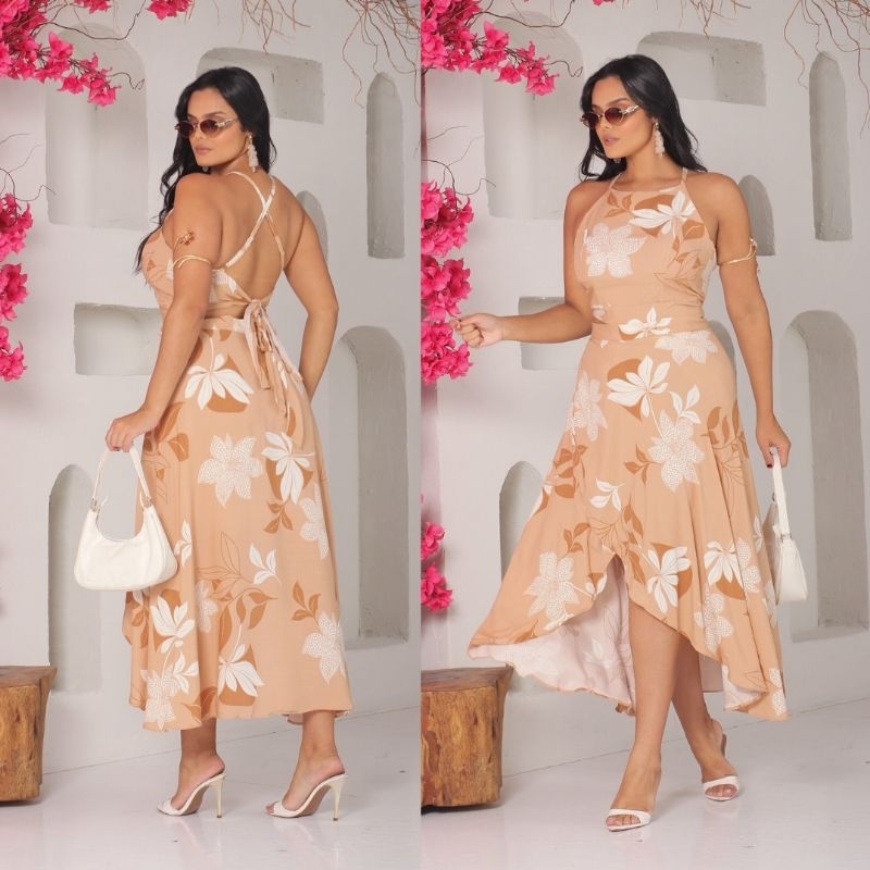 CONJUNTO Saia Envelope com croppet femenino