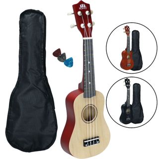 Ukulele Konig Com Capa E Palheta Acustico Profissional Completo