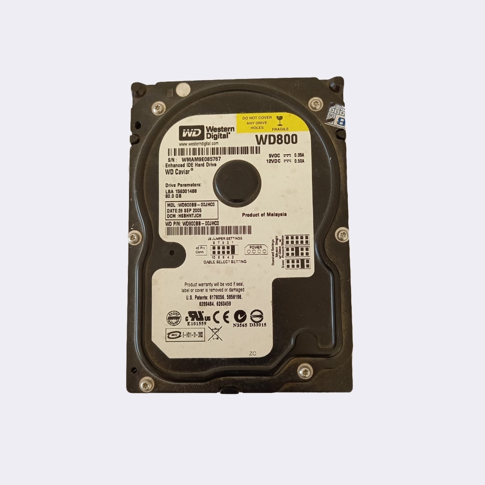 HD Hard Disk IDE 80GB 7200RPM WD800BB - Western Digital Lacrado