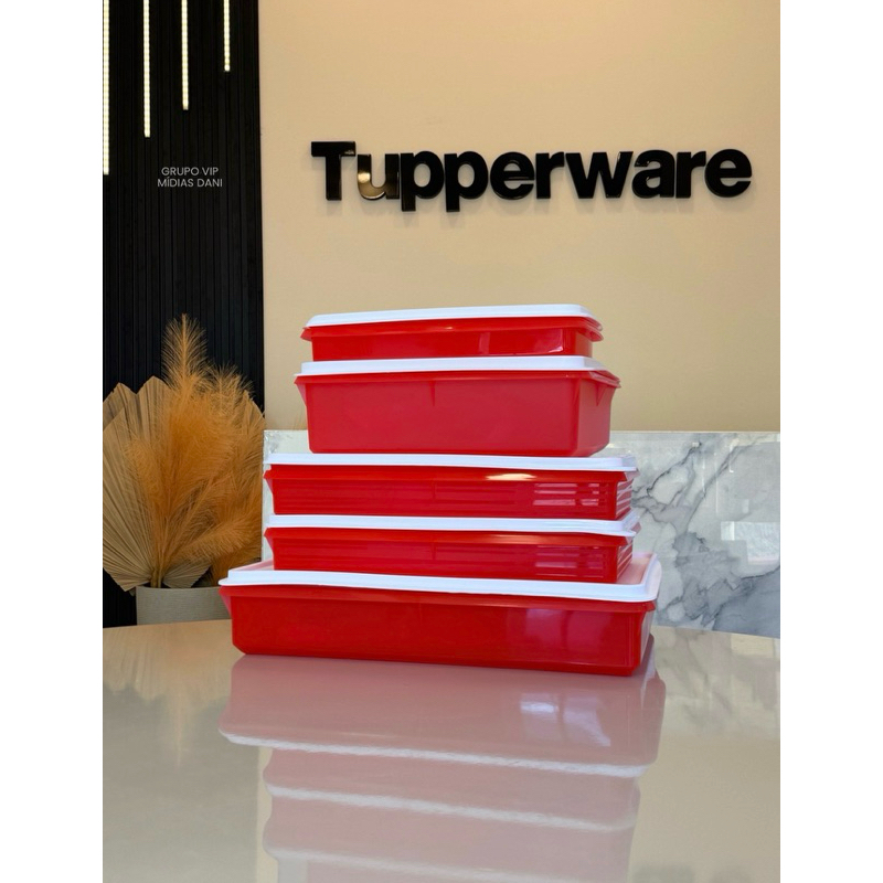 Refri Box Original Tupperware® /  Porta frios \ tigela \ queijo presunto