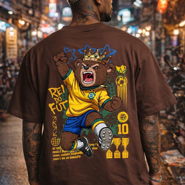 Camiseta Basica Unissex Brasil Time De Futebol Street Premium Seleção Estilosa Camisa