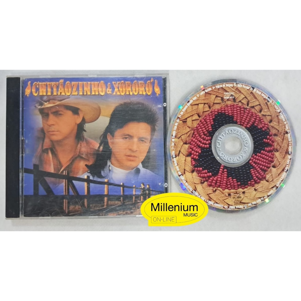 CD Chitãozinho & Xororó Um Homem Quando Ama 1995 Original Gravadora Colecionador Ótimo Estado