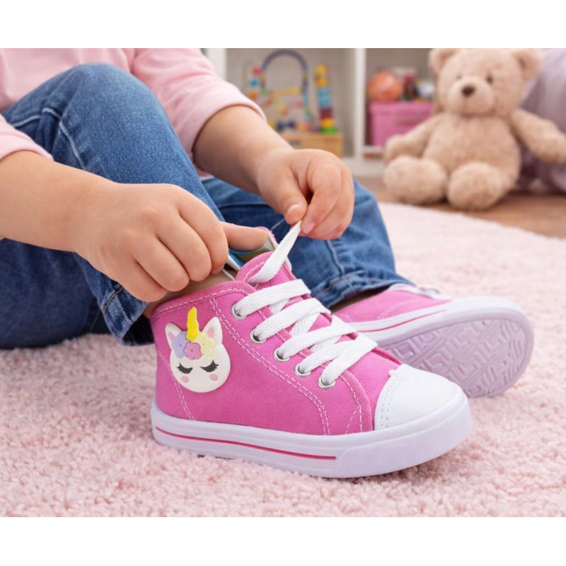 Tênis Infantil Botinha Star Cano Alto Confortável Antiderrapante Dia a Dia Oferta Hoje