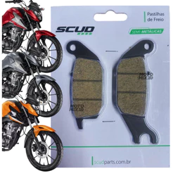 Pastilha de Freio Traseira Titan 160 2024 2025 Scud