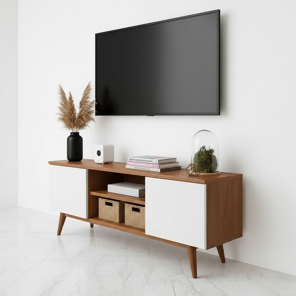 TOP VENDAS Rack Sala De Estar Multiuso Ideal Para TV até 50 Polegadas - Cores