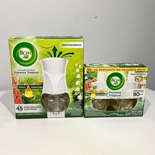 Bom Ar Difusor Elétrico Lançamento Floresta Tropical Aparelho + Refil16ML ou Refil c/ 2 Un 16ML Cada em Oferta na Shopee