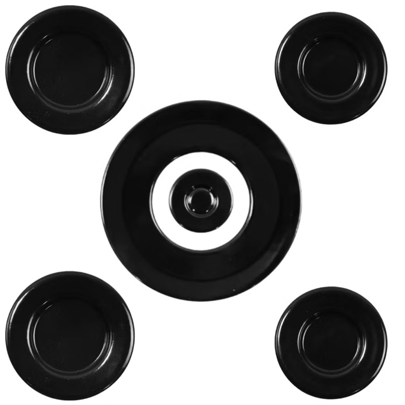 Kit Espalhadores Para Fogão Dako Magister / Magister Style / Supreme Glass 5 Bocas