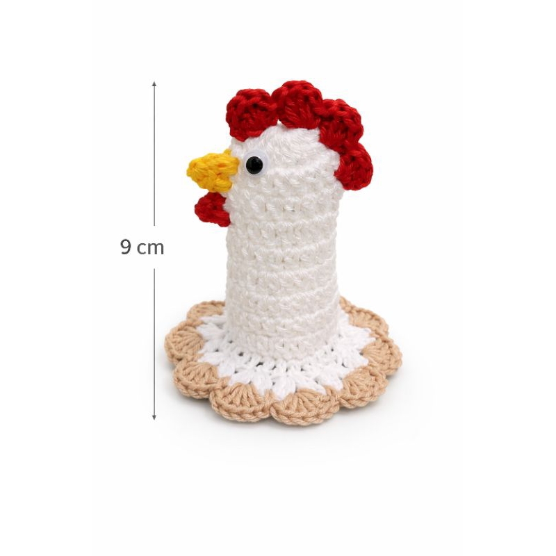 Galinha 🐔 Bico de Chaleira em Crochê | Protetor para Bule Artesanal Decorativo Fofo