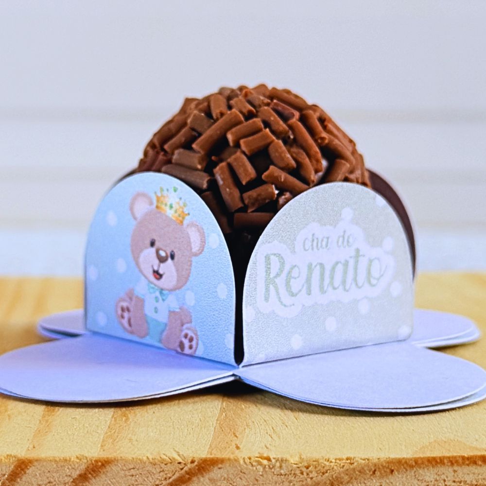 FORMINHAS PARA DOCES URSINHO VERDE | BRIGADEIRO | PERSONALIZADO | LEMBRACINHA | FESTA INFANTIL | ANIVERSÁRIO