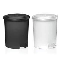 Lixeira com Pedal 7L para Cozinha e Banheiro Uso Doméstico Prático e Funcional
