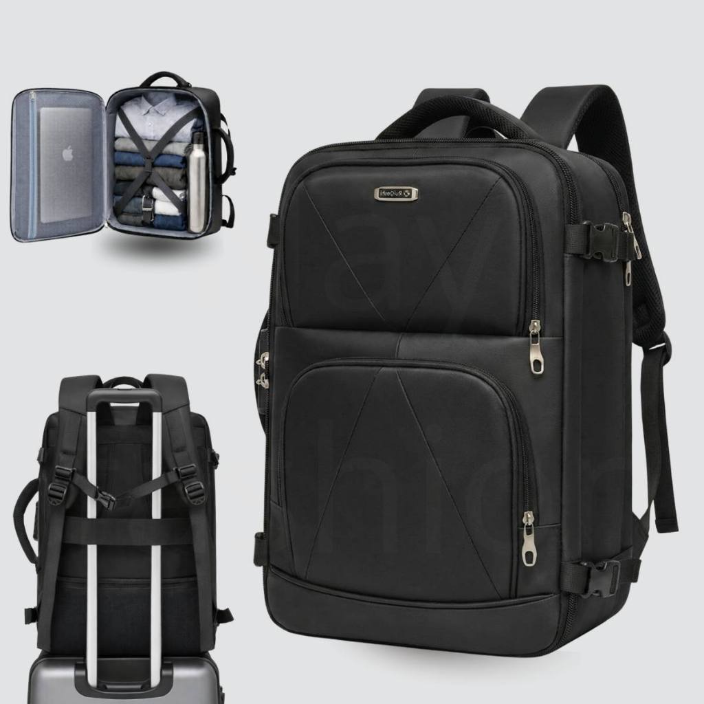 Mochila Masculina de Trabalho Reforçada Viagem Impermeável Cabe Notebook com Senha Antifurto Dia Dia