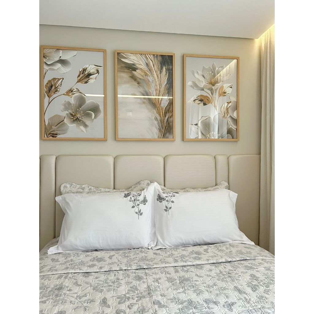 CABECEIRA MODULADA CAMA CASAL QUEEN OU KING MODELO MARIANA
