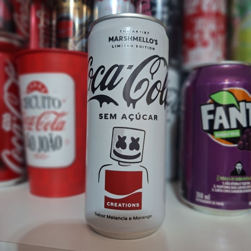 Coca-Cola Edição Limitada Marshmello's 310ml LATA CHEIA