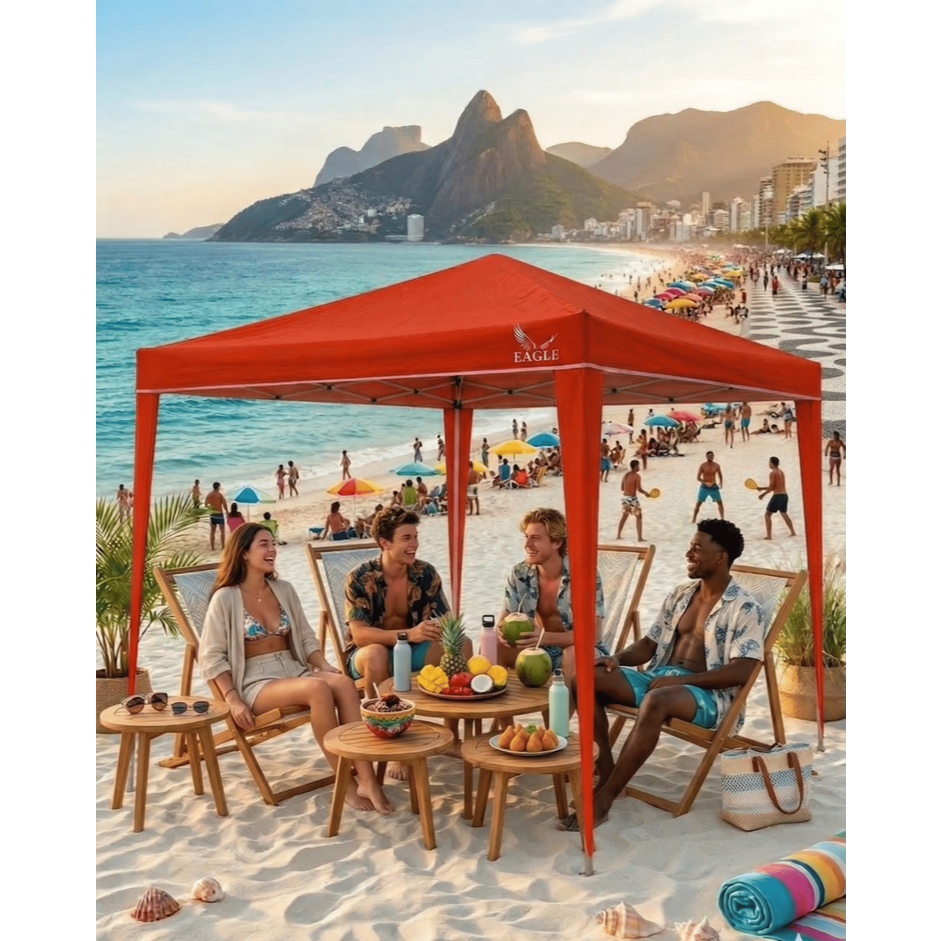 Tenda/ Gazebo 3x3m Reforçado Eagle linha Premium sanfona dobrável