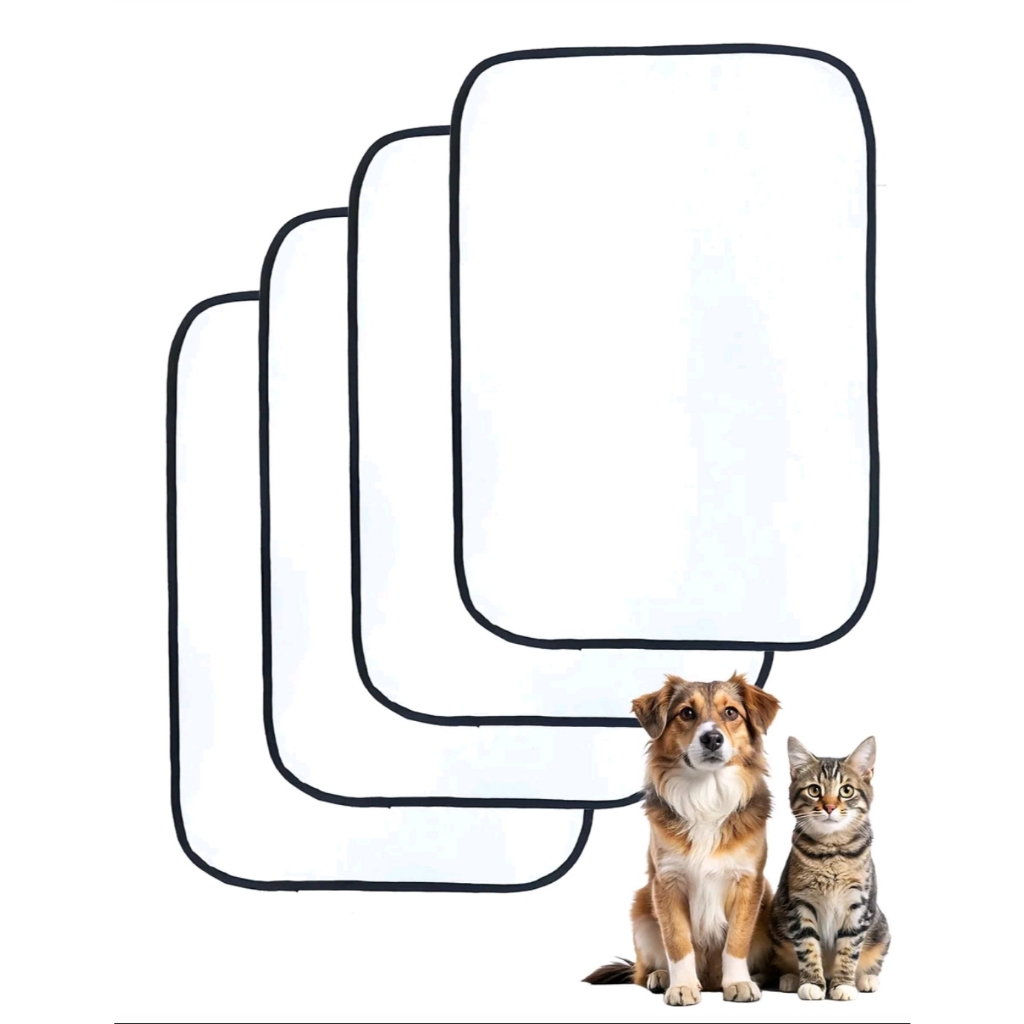 Kit 3 tapete higiênicos lavável para pet dog xixi gato educador reutilizavél