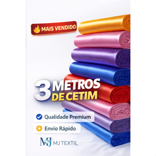 Tecido Cetim Charmousse  3 Metros 1,50m Largura – Brilho Premium | Vestidos, Decoração e Festa em Oferta na Shopee