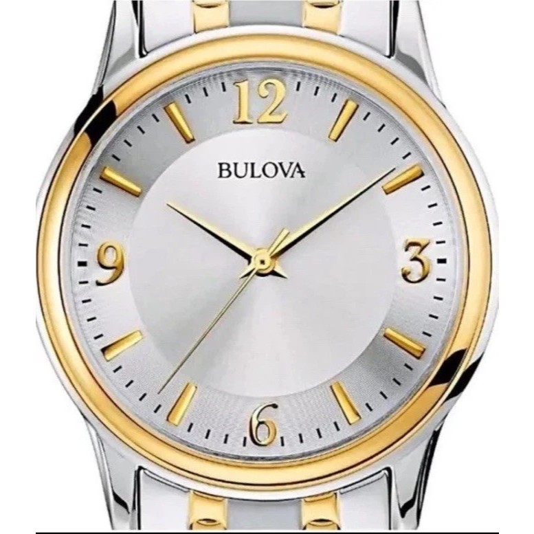 Relógio Bulova 98a150 Corporate 38mm, Ouro Prata Pr Entrega