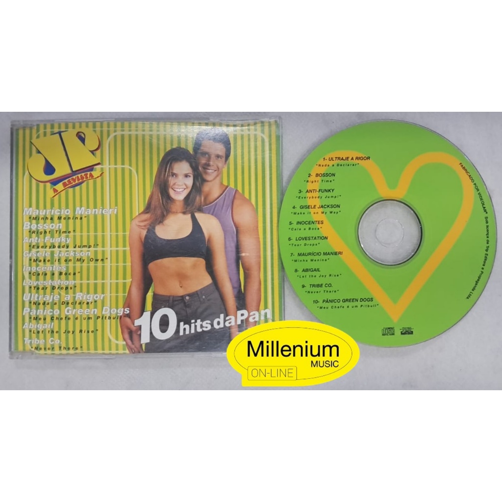 CD Jovem Pan 10 Hits Da Pan 1999 Original Gravadora Colecionador Ótimo Estado