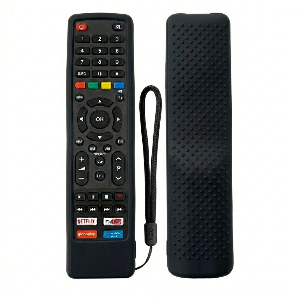 Detalhes do Capa de Silicone para Controle Remoto P.hilco 4k Smart Universal à prova de quedas