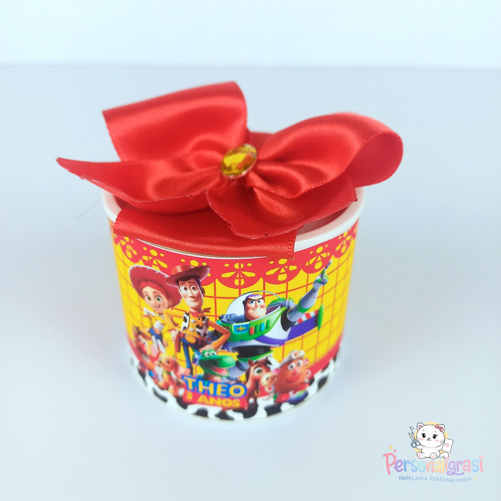 TUBOLATA TOY STORY PERSONALIZADA 5X6 PARA LEMBRANCINHA FESTA INFANTIL ANIVERSÁRIO