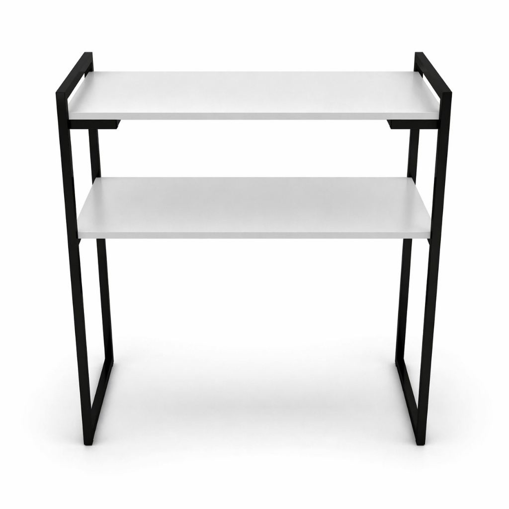 Aparador Buffet Cantinho Do Café Branco com Dourado Preto Decorativo Decoracao Moderno Sala de Estar Apartamento Quarto