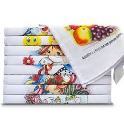 Pano De Prato 100%Algodão Estampado Grosso Pé De Galinha Premium Legitimo 30 Unid