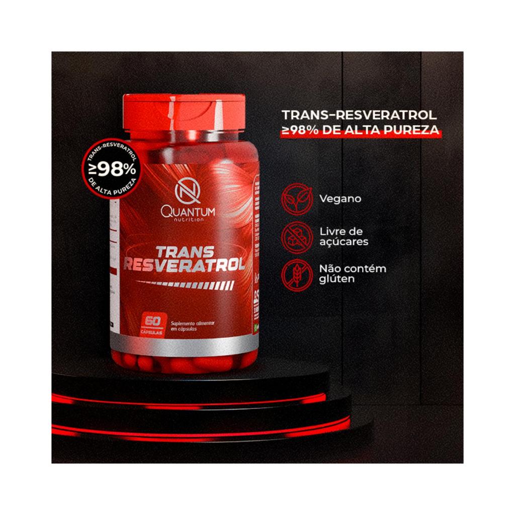 Kit 1 a 3 TRANS RESVERATROL QUANTUM 60 CAPS