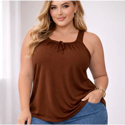 Blusa Regata Feminina do G1 ao G5 Regata PLUS SIZE DUNA TOP
