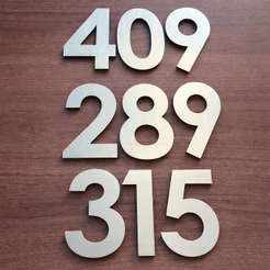 Numero E Letra Residencial ACM Preto Ou Prata Aco Escovado 15cm Envie No Chat
